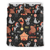 Pattern Print Circus Duvet Cover Bedding Set-grizzshop