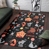 Pattern Print Circus Floor Mat-grizzshop