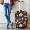 Pattern Print Circus Luggage Cover Protector-grizzshop