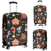 Pattern Print Circus Luggage Cover Protector-grizzshop