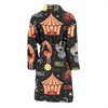 Pattern Print Circus Men Long Robe-grizzshop