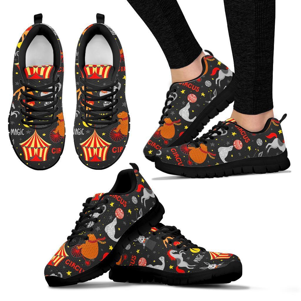 Pattern Print Circus Sneaker Shoes For Men Women-grizzshop