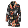 Pattern Print Circus Women Long Robe-grizzshop