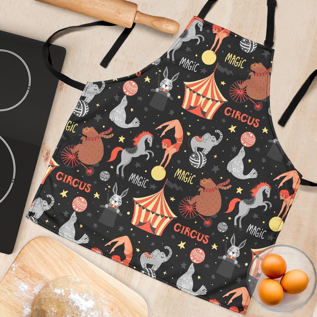 Pattern Print Circus Women's Apron-grizzshop