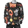 Pattern Print Circus Women's Sweatshirt-grizzshop