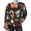 Pattern Print Circus Women's Sweatshirt-grizzshop