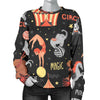 Pattern Print Circus Women's Sweatshirt-grizzshop