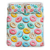 Pattern Print Colorful Donut Duvet Cover Bedding Set-grizzshop