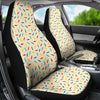Pattern Print Colorful Pencil Universal Fit Car Seat Cover-grizzshop