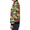 Pattern Print Comic Book Strip Men's Bomber Jacket-grizzshop