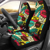 Pattern Print Comic Book Strip Universal Fit Car Seat Cover-grizzshop