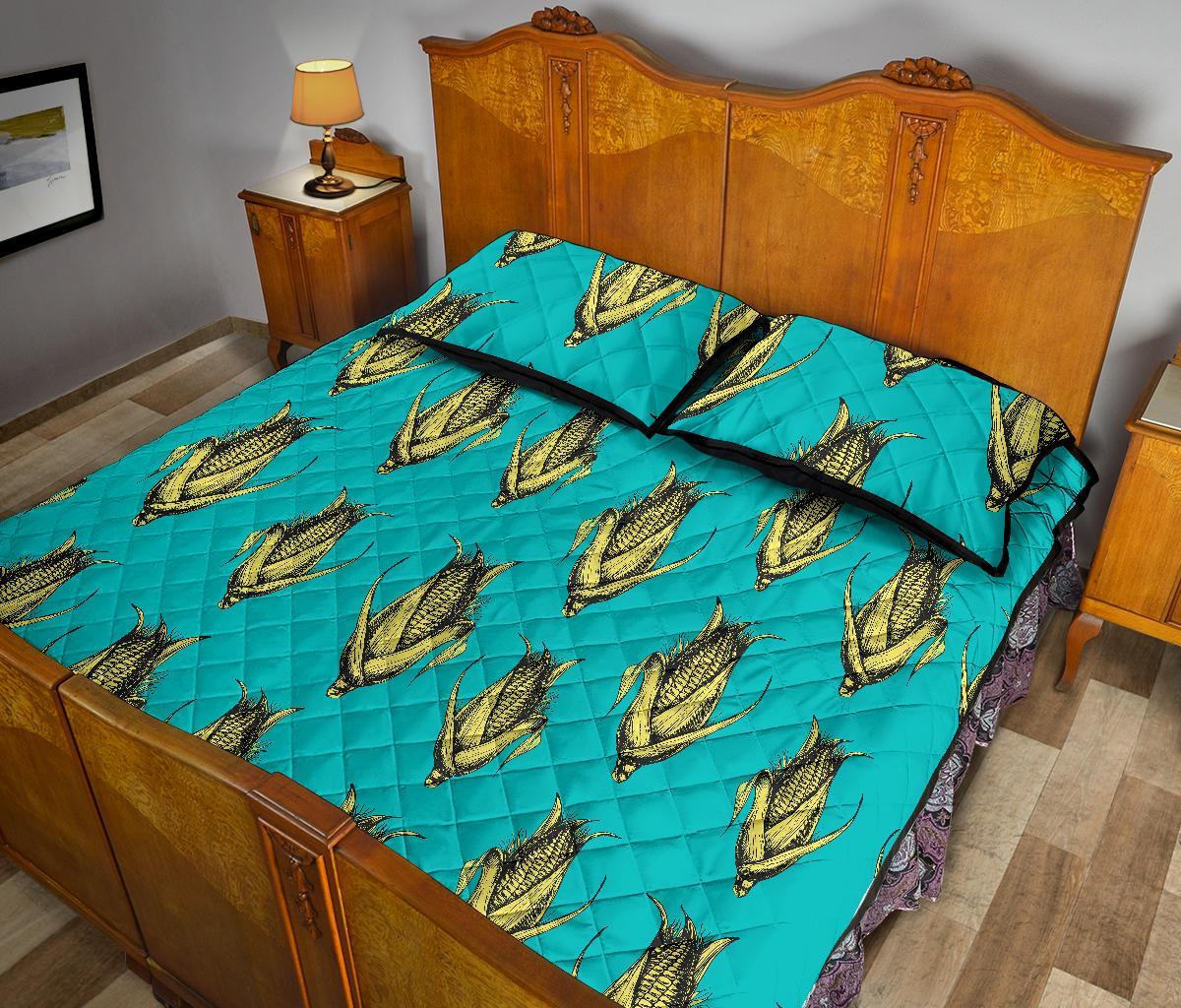 Pattern Print Corn Bed Set Quilt-grizzshop