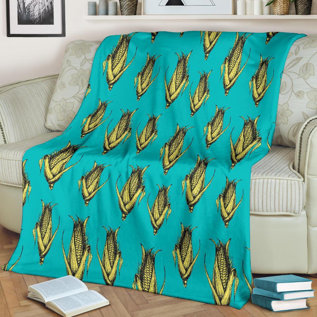 Pattern Print Corn Blanket-grizzshop