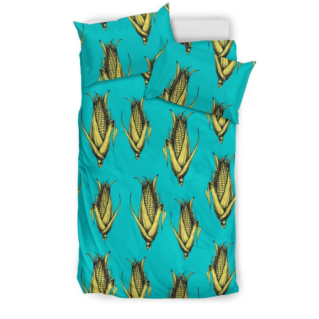 Pattern Print Corn Duvet Cover Bedding Set-grizzshop