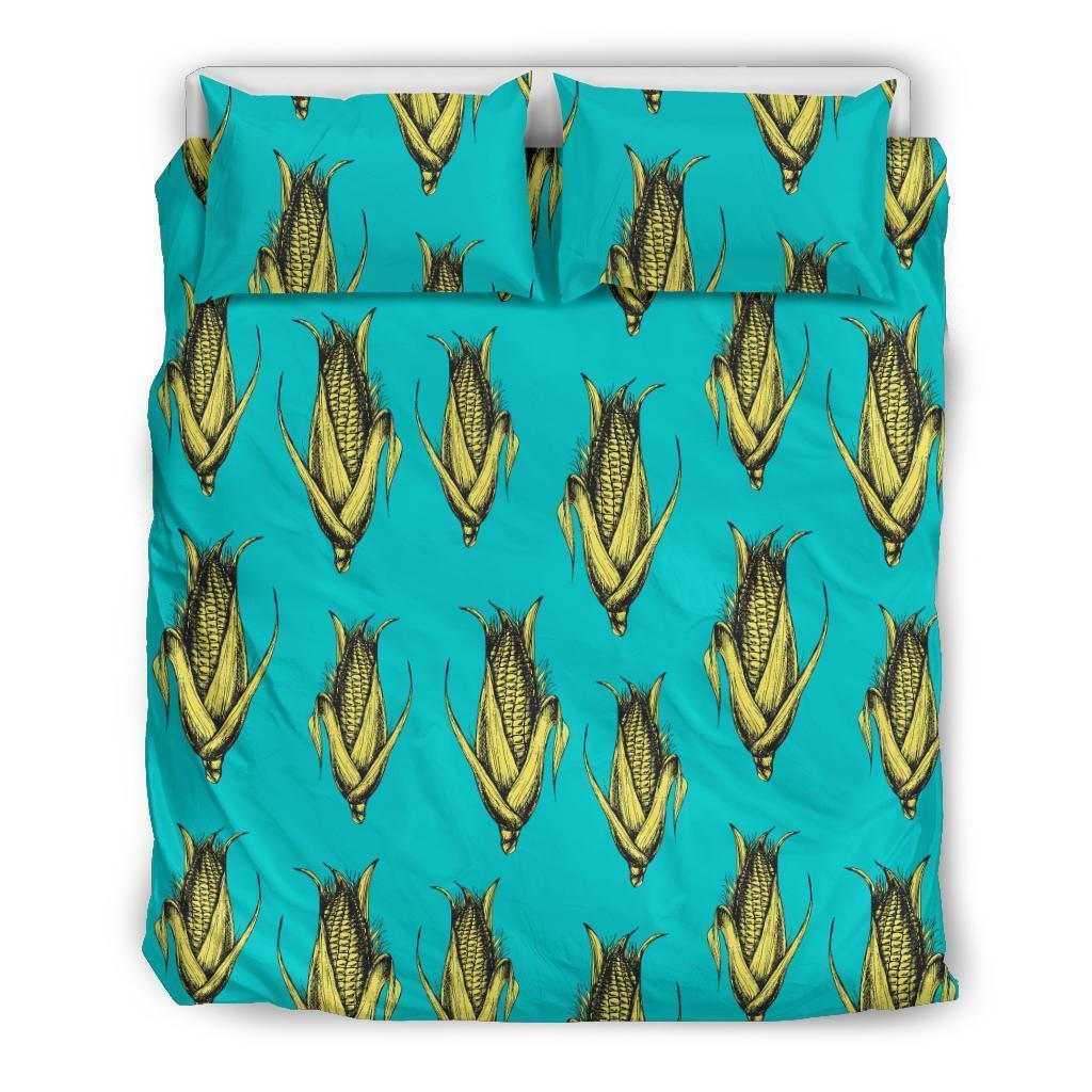 Pattern Print Corn Duvet Cover Bedding Set-grizzshop