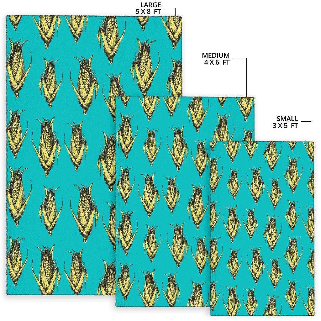 Pattern Print Corn Floor Mat-grizzshop