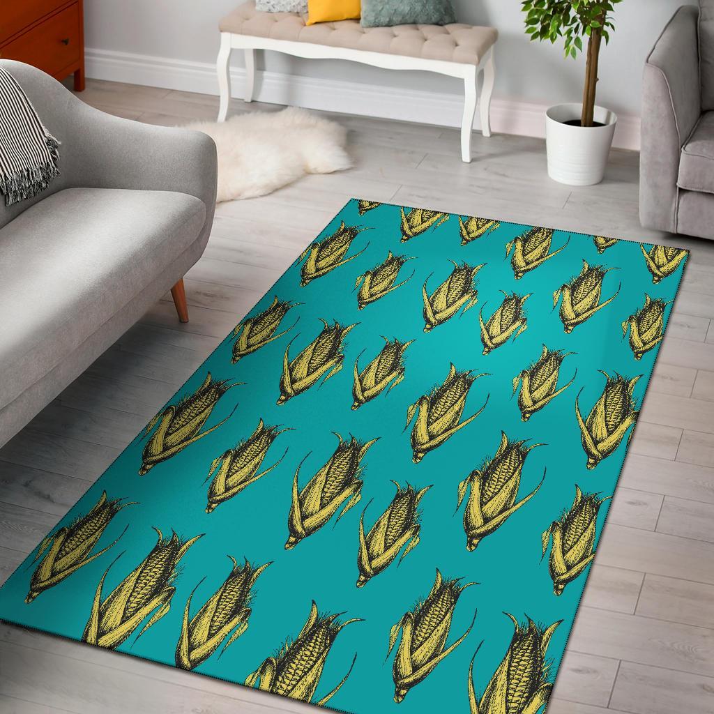 Pattern Print Corn Floor Mat-grizzshop