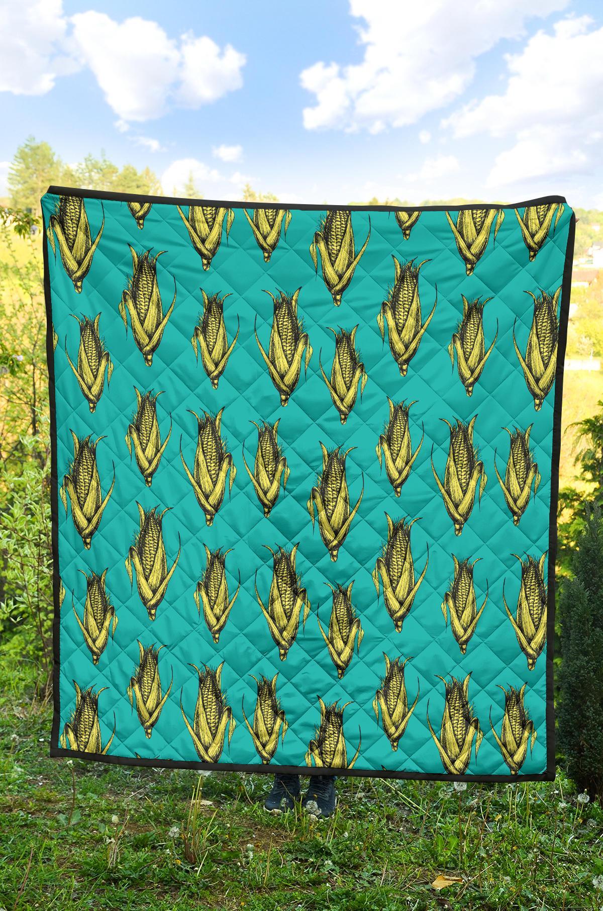 Pattern Print Corn Quilt-grizzshop