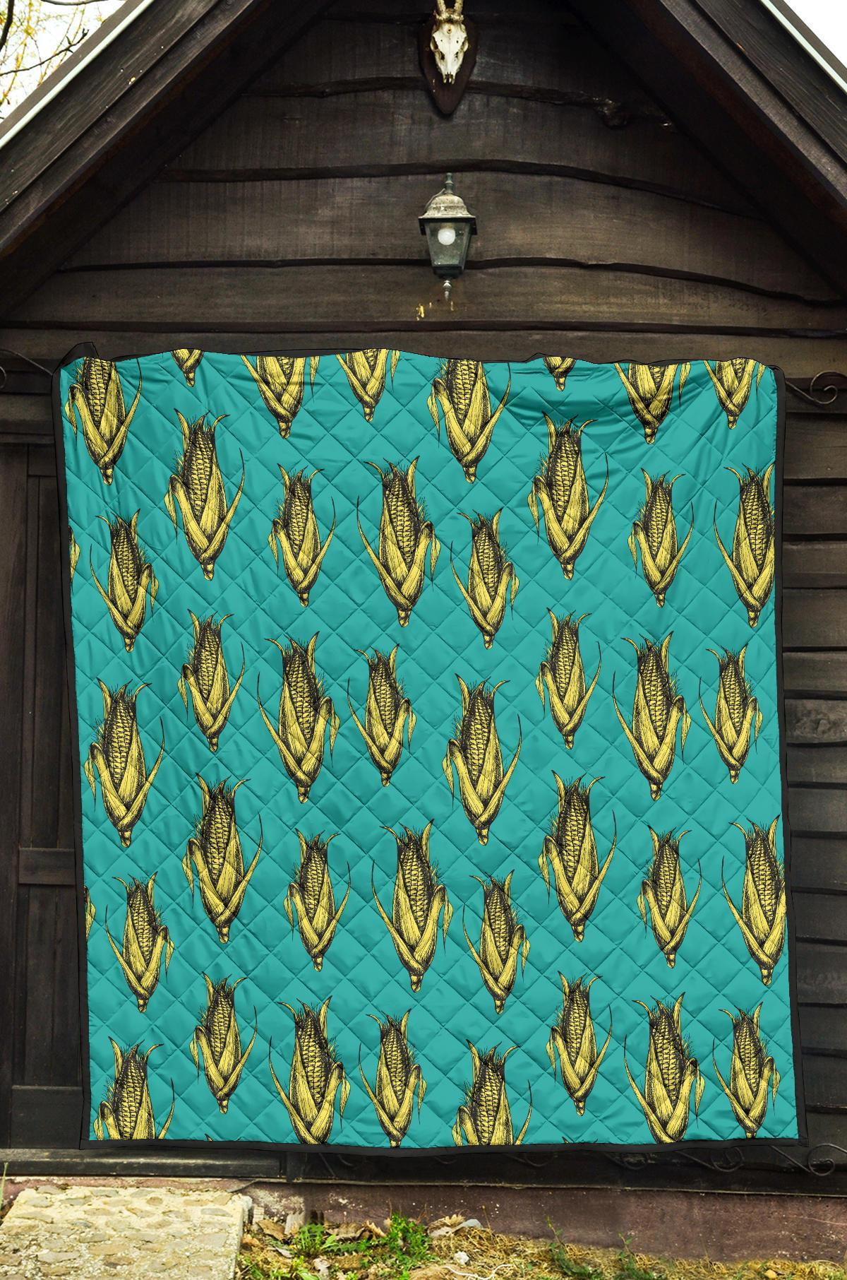 Pattern Print Corn Quilt-grizzshop