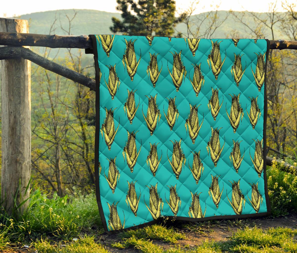 Pattern Print Corn Quilt-grizzshop