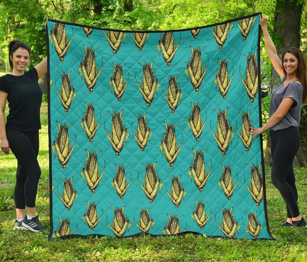 Pattern Print Corn Quilt-grizzshop