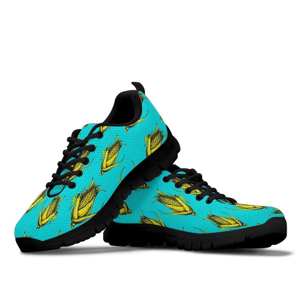 Pattern Print Corn Sneaker Shoes For Men Women-grizzshop