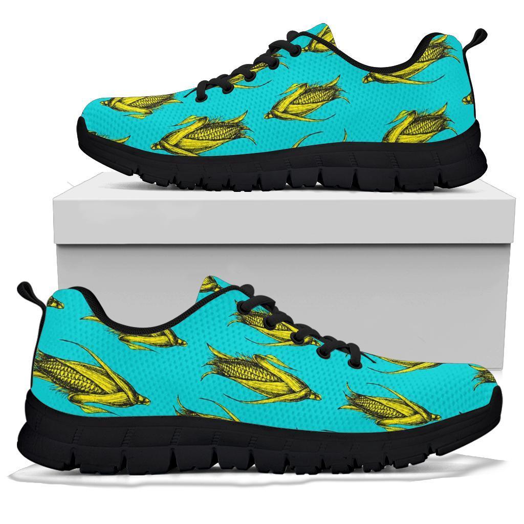 Pattern Print Corn Sneaker Shoes For Men Women-grizzshop
