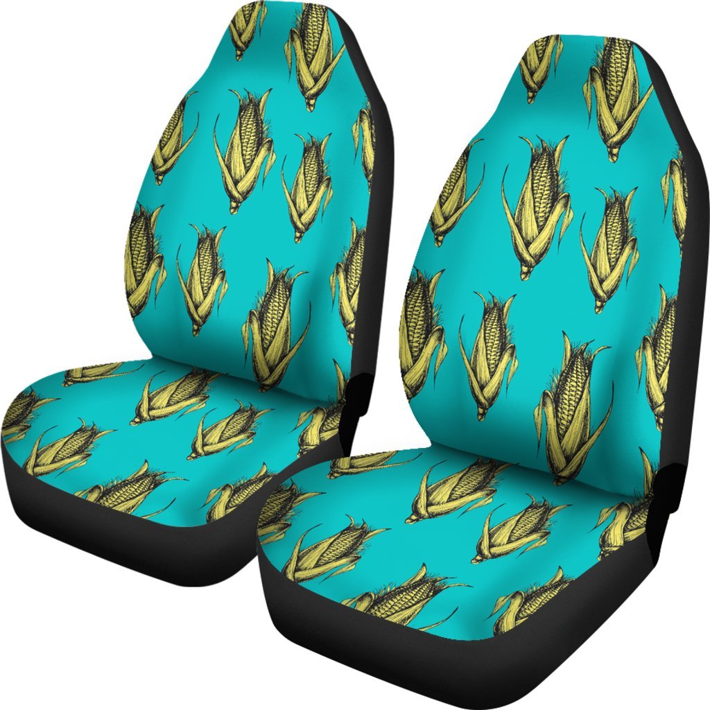 Pattern Print Corn Universal Fit Car Seat Covers-grizzshop