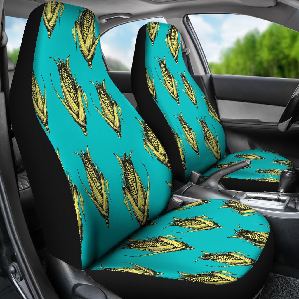 Pattern Print Corn Universal Fit Car Seat Covers-grizzshop