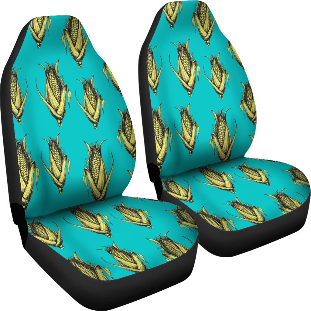 Pattern Print Corn Universal Fit Car Seat Covers-grizzshop