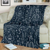 Pattern Print Cyborg Robot Blanket-grizzshop