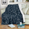 Pattern Print Cyborg Robot Blanket-grizzshop