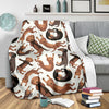 Pattern Print Dachshund Wiener Dog Blanket-grizzshop