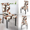 Pattern Print Dachshund Wiener Dog Chair Cover-grizzshop