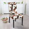 Pattern Print Dachshund Wiener Dog Chair Cover-grizzshop