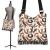 Pattern Print Dachshund Wiener Dog Crossbody Bags-grizzshop