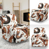 Pattern Print Dachshund Wiener Dog Recliner Cover-grizzshop