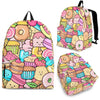 Pattern Print Dessert Cupcake Backpack-grizzshop