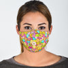 Pattern Print Dessert Cupcake Face Mask-grizzshop