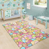 Pattern Print Dessert Cupcake Floor Mat-grizzshop