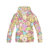 Pattern Print Dessert Cupcake Men Pullover Hoodie-grizzshop