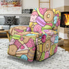 Pattern Print Dessert Cupcake Recliner Cover-grizzshop