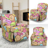 Pattern Print Dessert Cupcake Recliner Cover-grizzshop