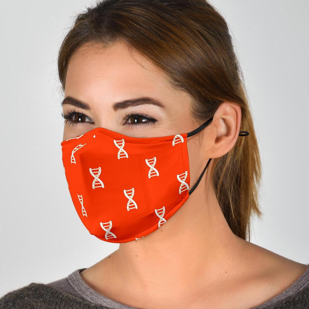 Pattern Print Dna Face Mask-grizzshop