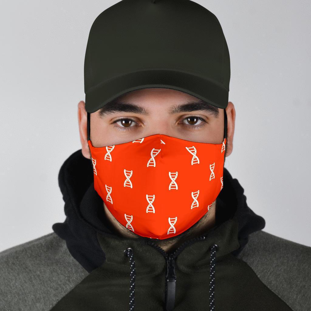 Pattern Print Dna Face Mask-grizzshop