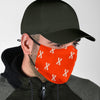 Pattern Print Dna Face Mask-grizzshop