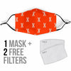 Pattern Print Dna Face Mask-grizzshop