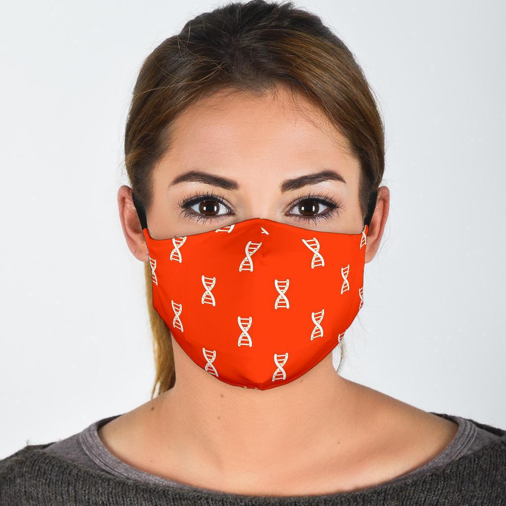 Pattern Print Dna Face Mask-grizzshop