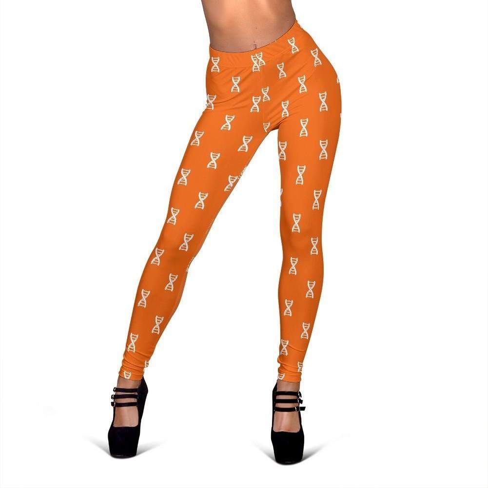 Pattern Print Dna Women Leggings-grizzshop