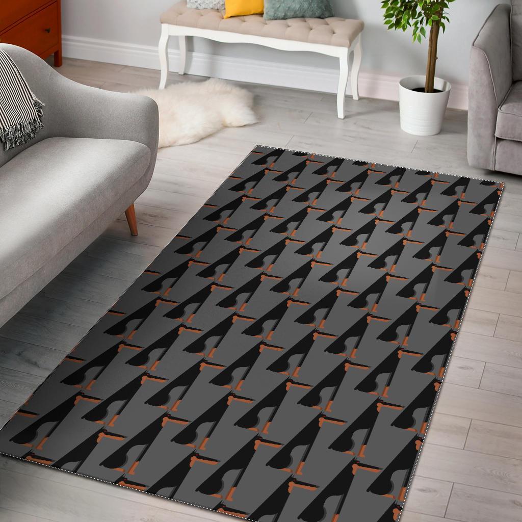 Pattern Print Doberman Dog Floor Mat-grizzshop